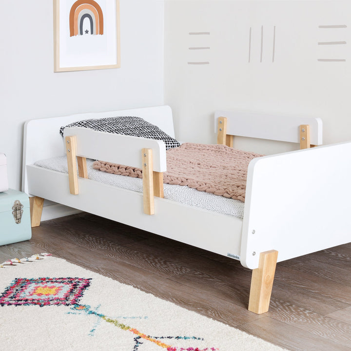 Dadada - Muse Toddler Bed - White / natural-Dadada image