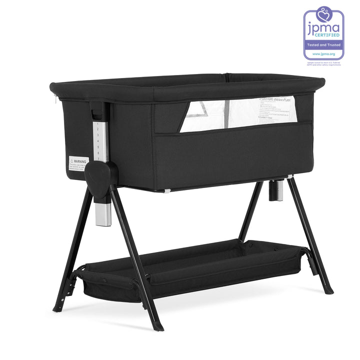 Dream on Me - Lilly Bassinet &amp; Bedside Sleeper - Black 1 image