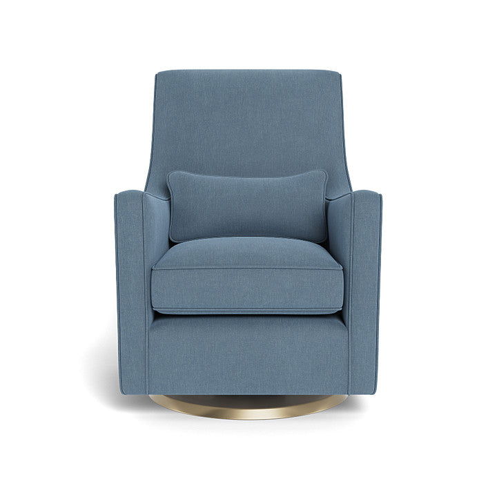 Monte design - Luca Glider - Performance Heathered-Monte design, Gold Swivel-Monte design, Denim Blue-Monte design image