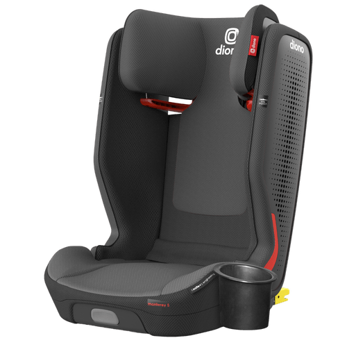 Diono - Monterey 5 iST FixSafe Latch Booster Seat - Grey Slate-Diono image