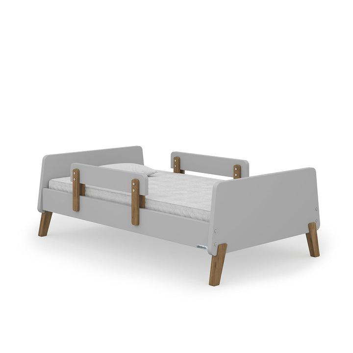 Dadada - Muse Toddler Bed - Grey + natural-Dadada image