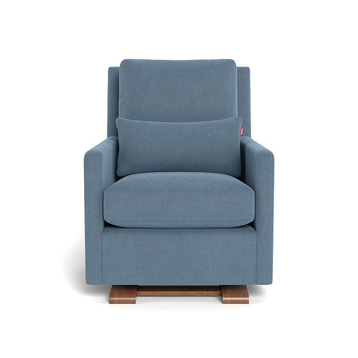 Monte design - Como Glider - Performance Heathered-Monte design, Walnut-Monte design, Denim Blue-Monte design image