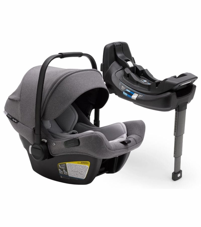 Bugaboo - Turtle Air by Nuna Car Seat + Base - Grey Melange 1 image