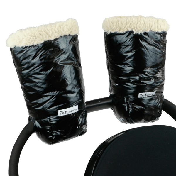 7am Enfant - Warmmuffs - Black Polar-7am Enfant image