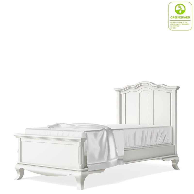 Romina - Cleopatra Twin Bed - Solid White-Romina image