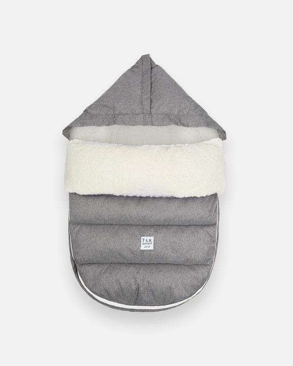 7am Enfant - Enfant POD Footmuff 18M -3T - Heather Grey-Skip Hop image