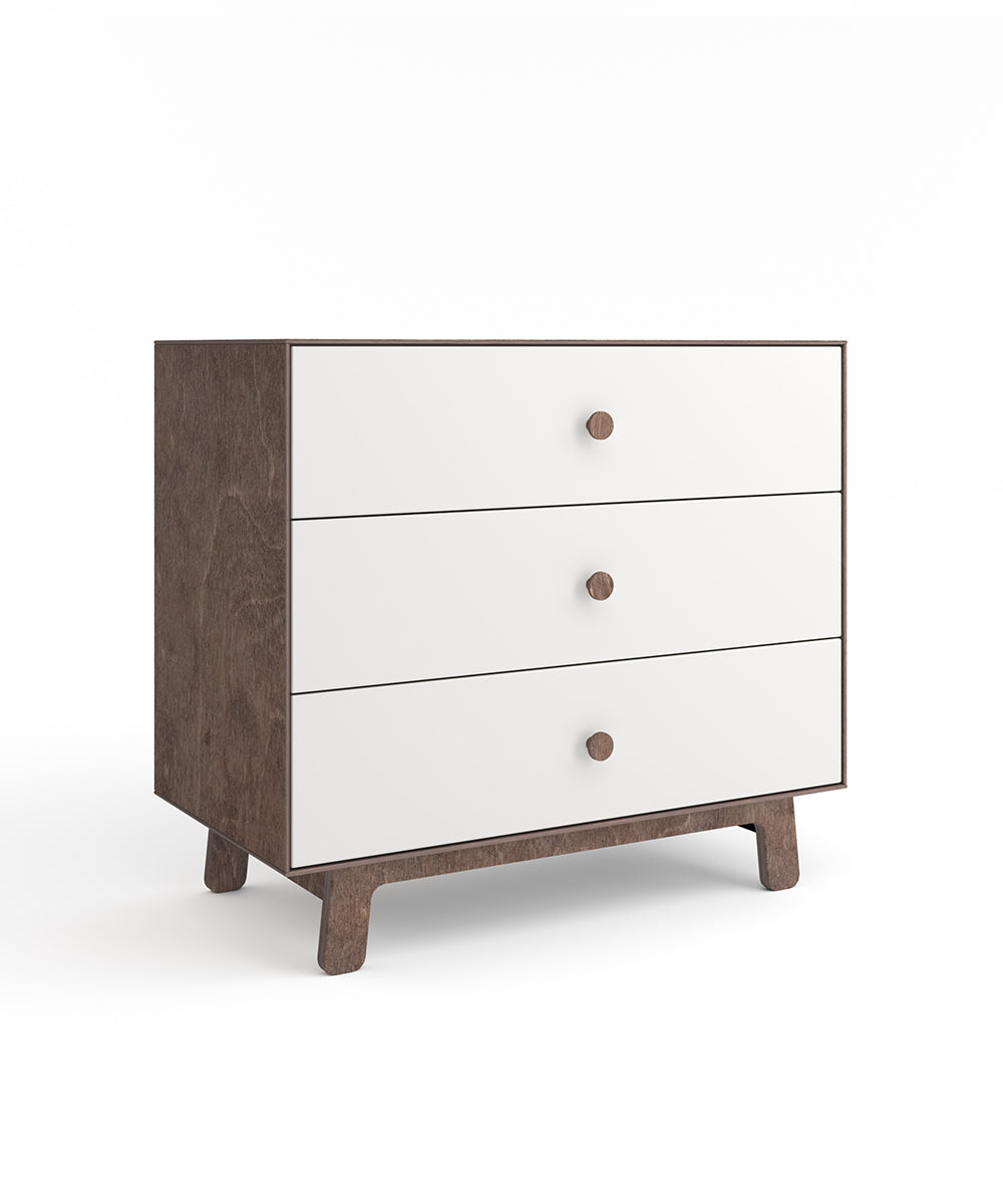 Oeuf NYC - Sparrow  3 Drawer Dresser - White/ Walnut image