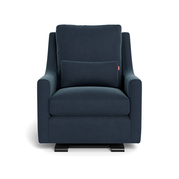Monte design - Vera Glider - Brushed Cotton-Linen-Monte design, Espresso, Midnight Blue-Monte design image