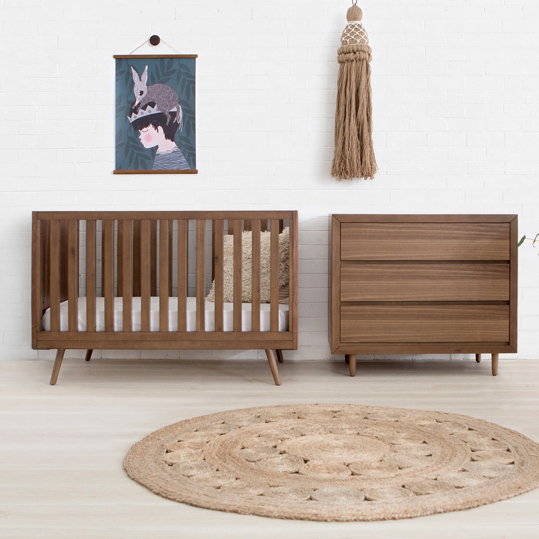 Ubabub - Nifty Timber Cot in Walnut image 2