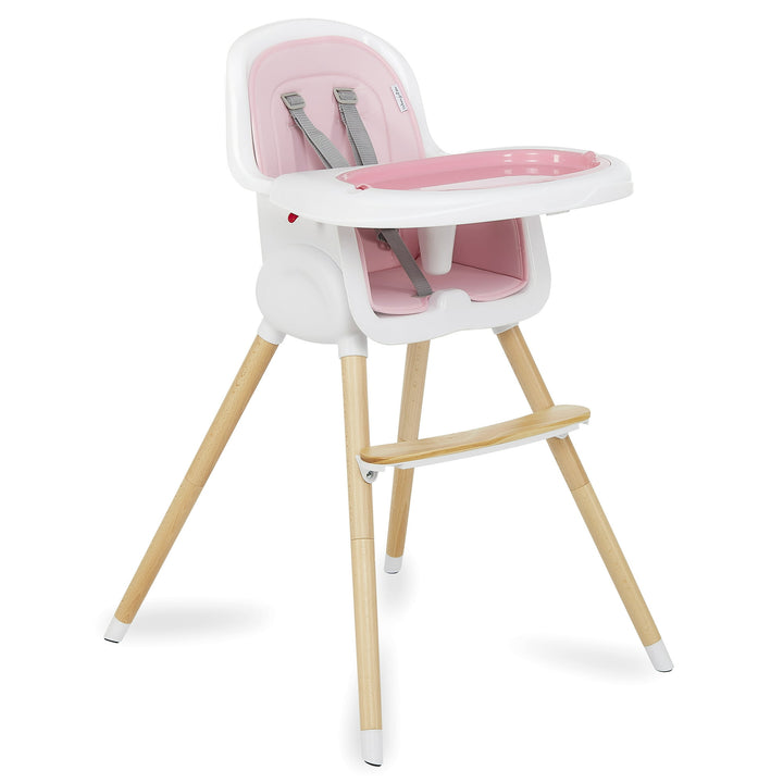 Dream on Me - Lulu 2 in 1 Highchair - Blush pink 1 image