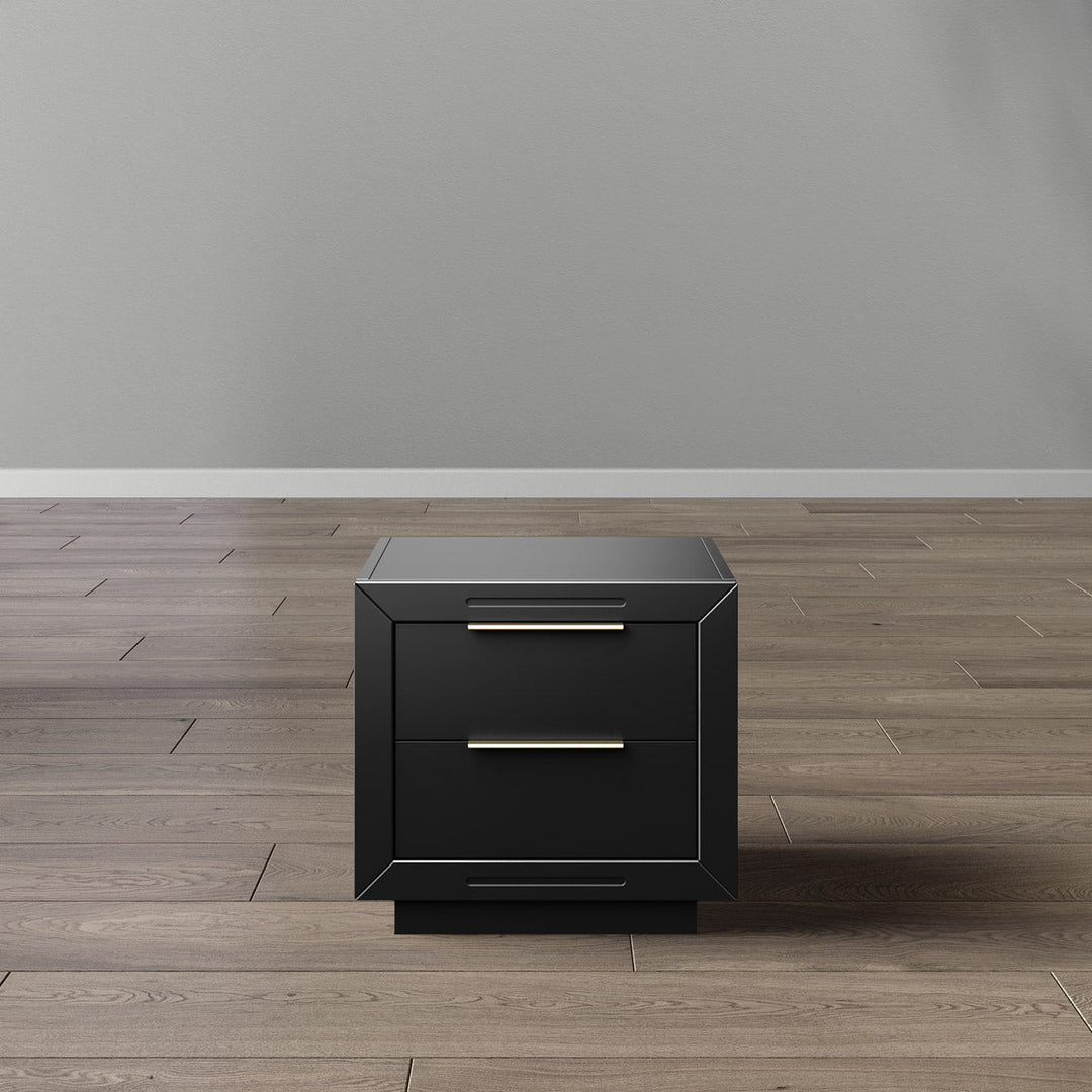 Romina - Quadro Nightstand - Solid Black-Romina image