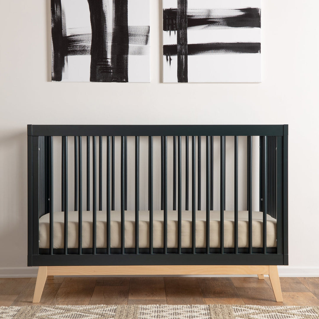 Dadada - Soho 3-in-1 Convertible Crib - Black-Babyletto image