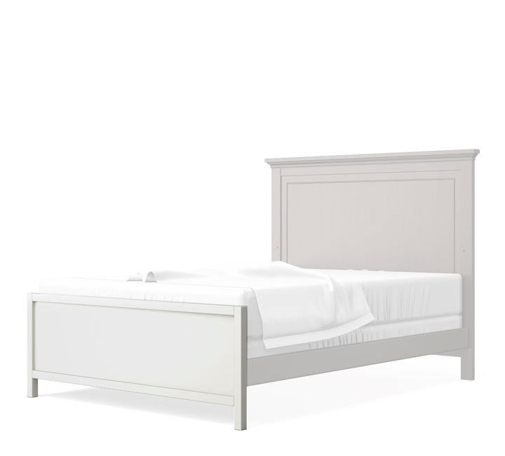 Silva Furniture - Low-Profile Footboard - White-Leander image