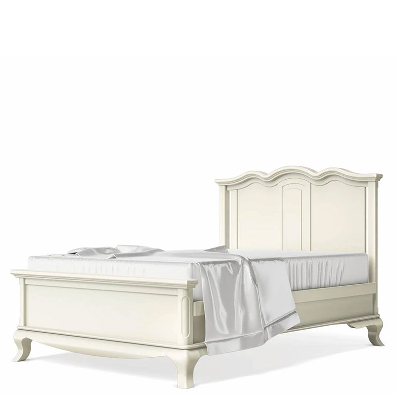 Romina - Cleopatra Full Bed / Solid Back - Bianco Satinato-Romina image