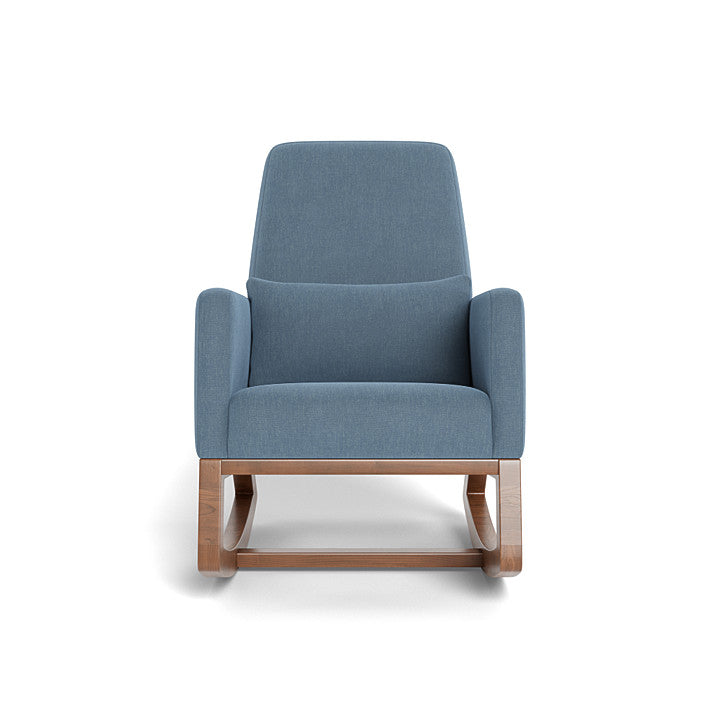 Monte design - Joya Rocker - Walnut-Monte design, Performance Heathered-Monte design, Denim Blue-Monte design image