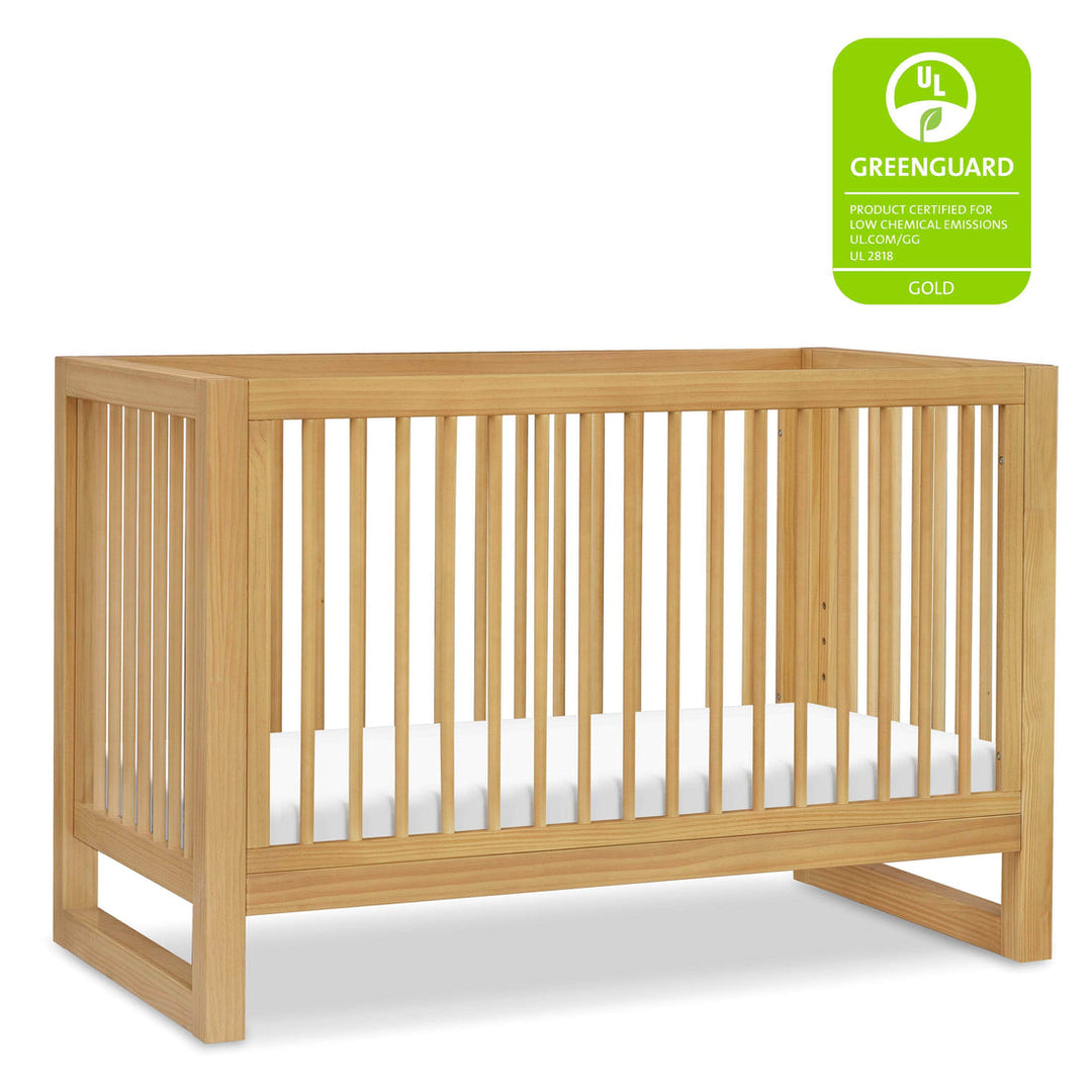 Namesake - Nantucket 3-in-1 Convertible Crib with Toddler Bed Conversion Kit - Honey-Namesake image