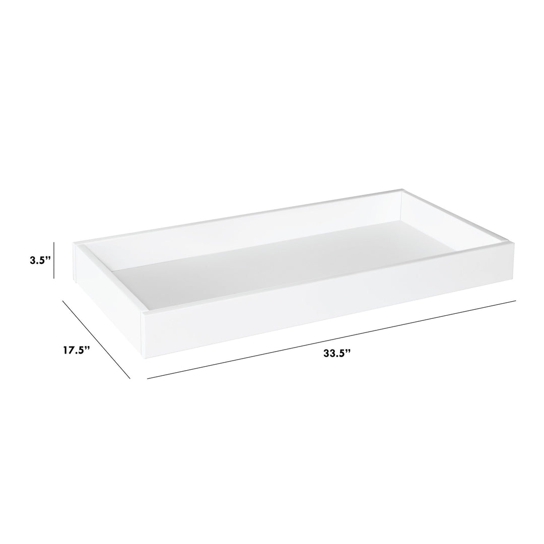 Babyletto - Universal Removable Changing Tray - White-Leander image