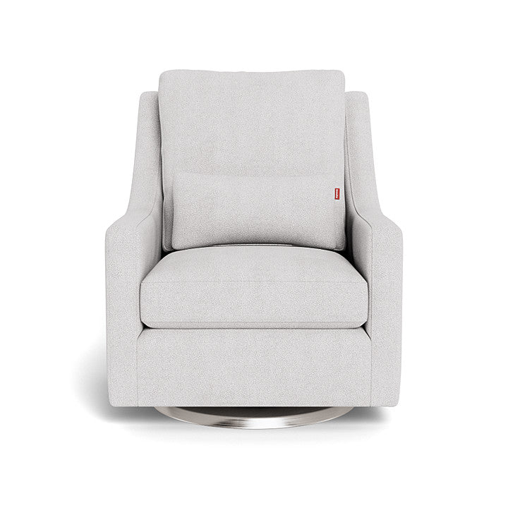 Monte design - Vera Glider - Performance Boucle-Monte design, Brushed Steel Swivel-Monte design, Dove Grey Boucle-Monte design image