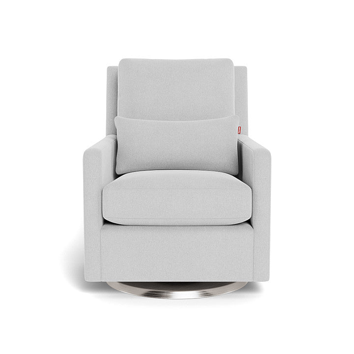 Monte design - Como Glider - Performance Heathered-Monte design, Brushed Steel Swivel-Monte design, Ash-Monte design image