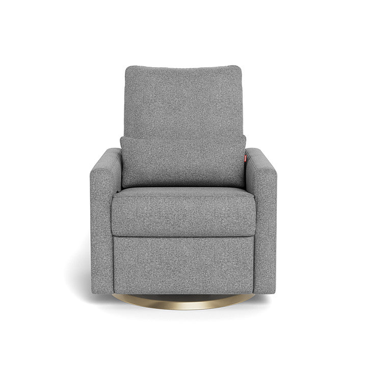 Monte design - Matera Glider Recliner - Performance Weave-Monte design, Gold Swivel-Monte design, Pepper Grey-Monte design image