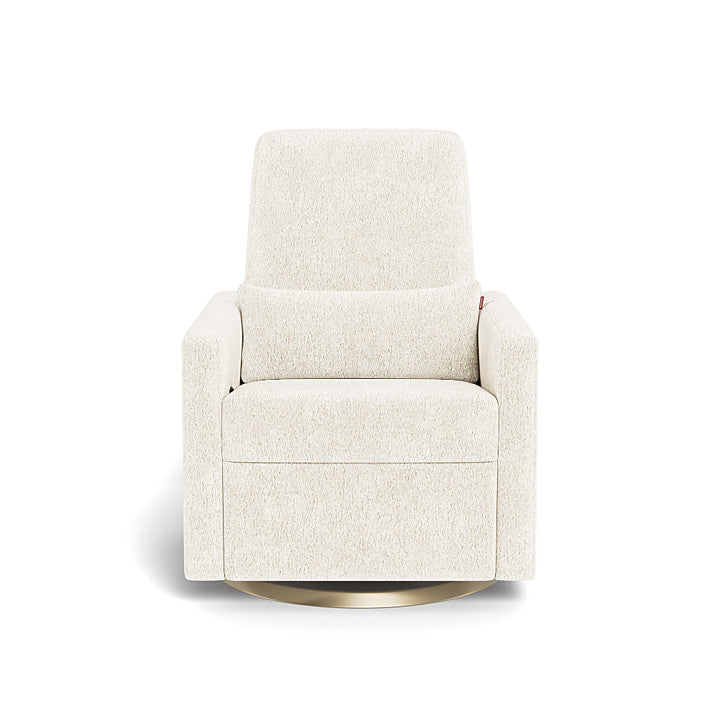 Monte design - Grano Glider Recliner - Performance Faux Sheepskin-Monte design, Gold Swivel-Monte design, Faux Sheepskin-Monte design image