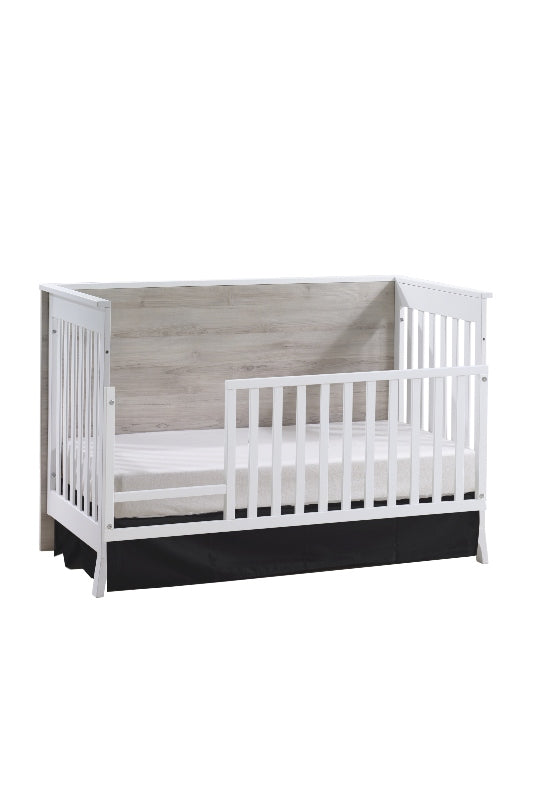 Tulip - Metro Convertible Crib &amp; Dresser Set- Charcoal/ Natural image 1