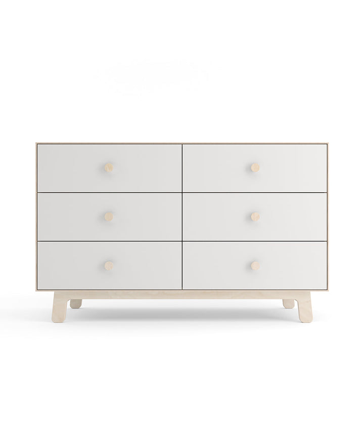 Oeuf NYC - Sparrow 6 drawer dresser - White/Birch image