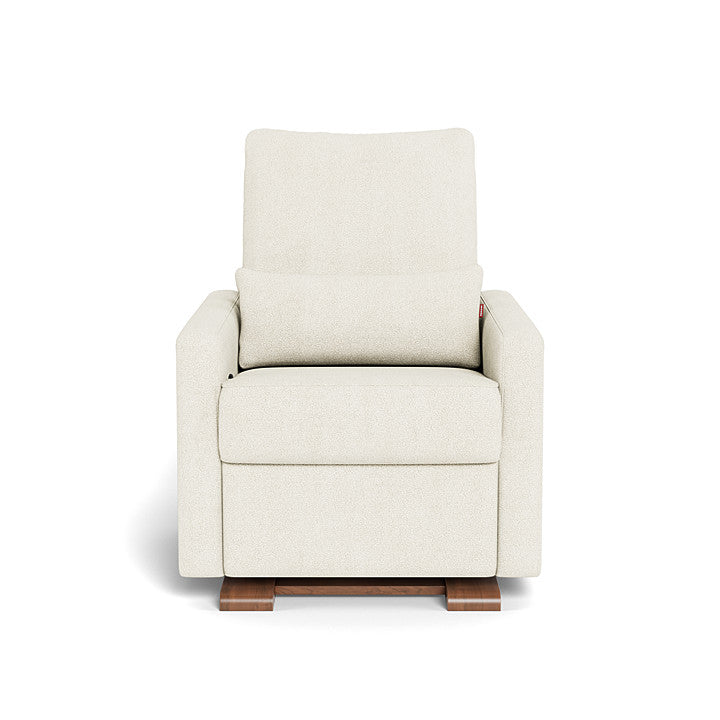 Monte design - Matera Glider Recliner - Performance Boucle-Monte design, Walnut-Monte design, Ivory Boucle-Monte design image