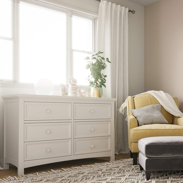 Silva Furniture -  Serena Double Dresser - White-Leander image