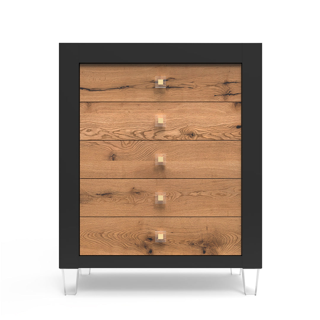 Romina - Millenario Tall Chest - Solid Black-Romina image