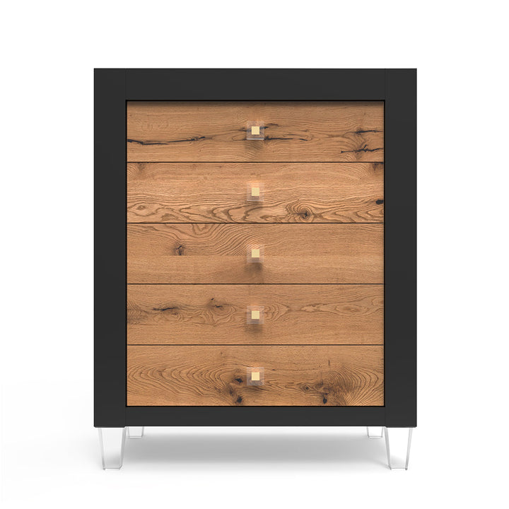 Romina - Millenario Tall Chest - Solid Black-Romina image