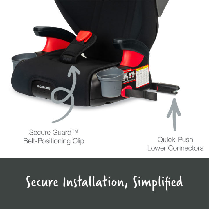 Britax - Highpoint 2-Stage Belt-Positioning Booster Seat image 2