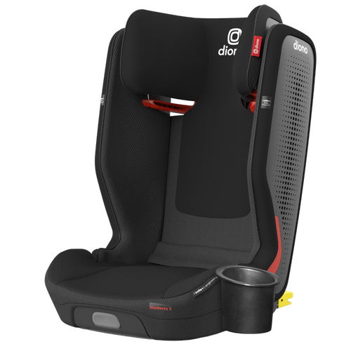Diono - Monterey 5 iST FixSafe Latch Booster Seat - Black Jet-Diono image