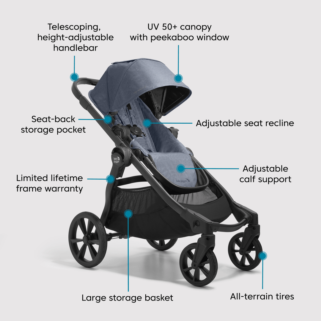 Baby Jogger - City Select 2 - Peacoat Blue-Baby Jogger image