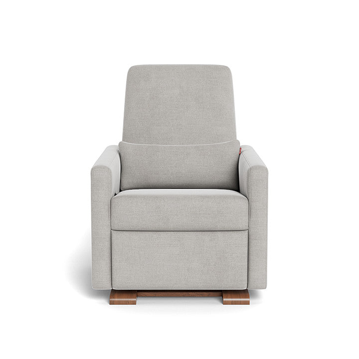 Monte design - Grano Glider Recliner - Brushed Cotton-Linen-Monte design, Walnut-Monte design, Smoke-Monte design image