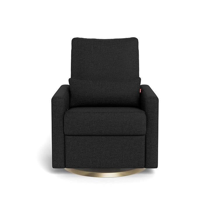 Monte design - Matera Glider Recliner - Performance Heathered-Monte design, Gold Swivel-Monte design, Black-Monte design image