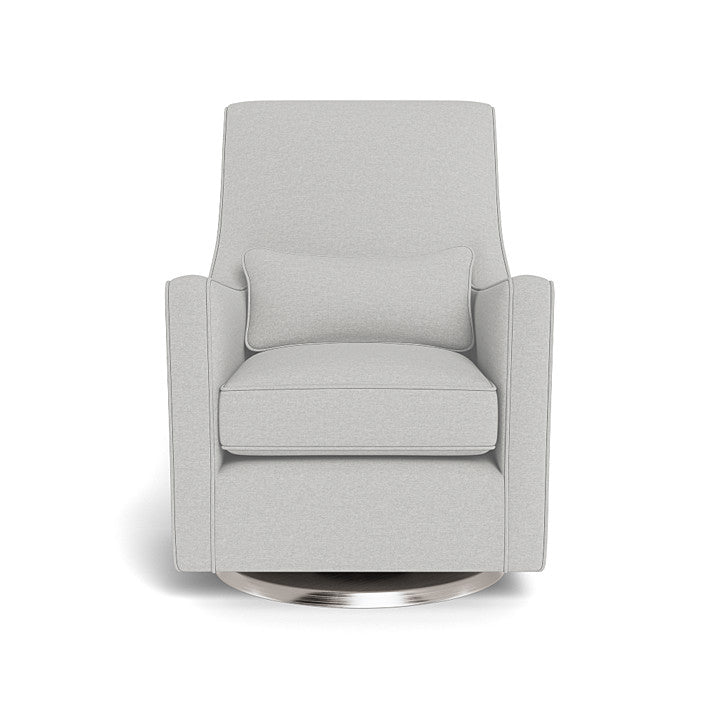 Monte design - Luca Glider - Performance Heathered-Monte design, Brushed Steel Swivel-Monte design, Fog grey-Monte design image