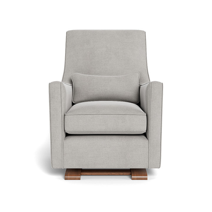 Monte design - Luca Glider - Brushed Cotton-Linen-Monte design, Walnut-Monte design, Smoke-Monte design image