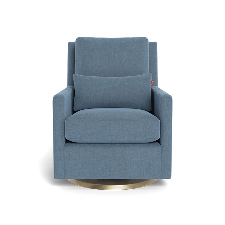 Monte design - Como Glider - Performance Heathered-Monte design, Gold Swivel-Monte design, Denim Blue-Monte design image