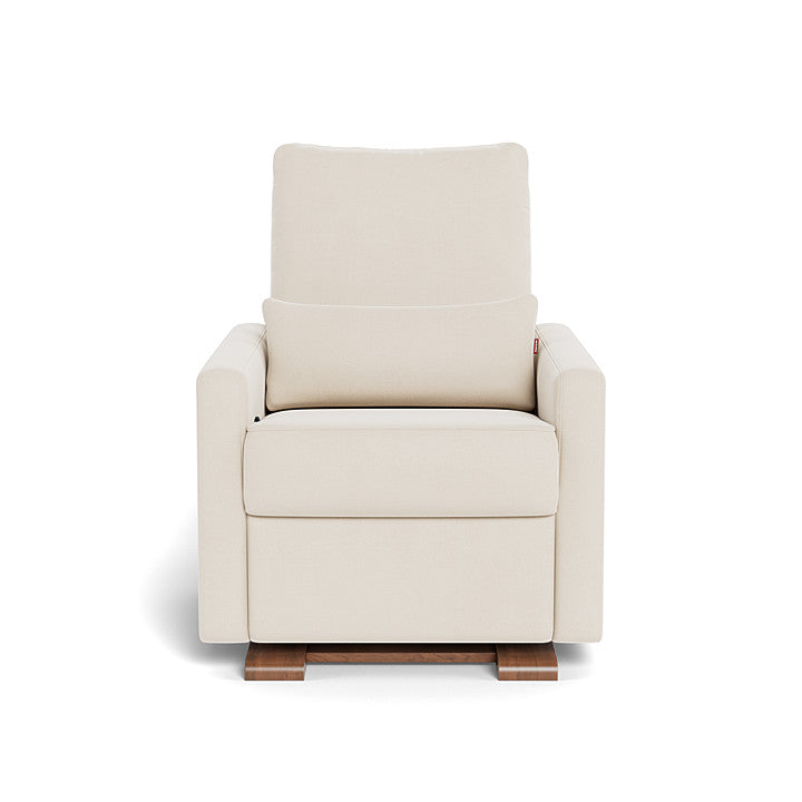 Monte design - Matera Glider Recliner - Brushed Cotton-Linen-Monte design, Walnut-Monte design, Beach-Monte design image