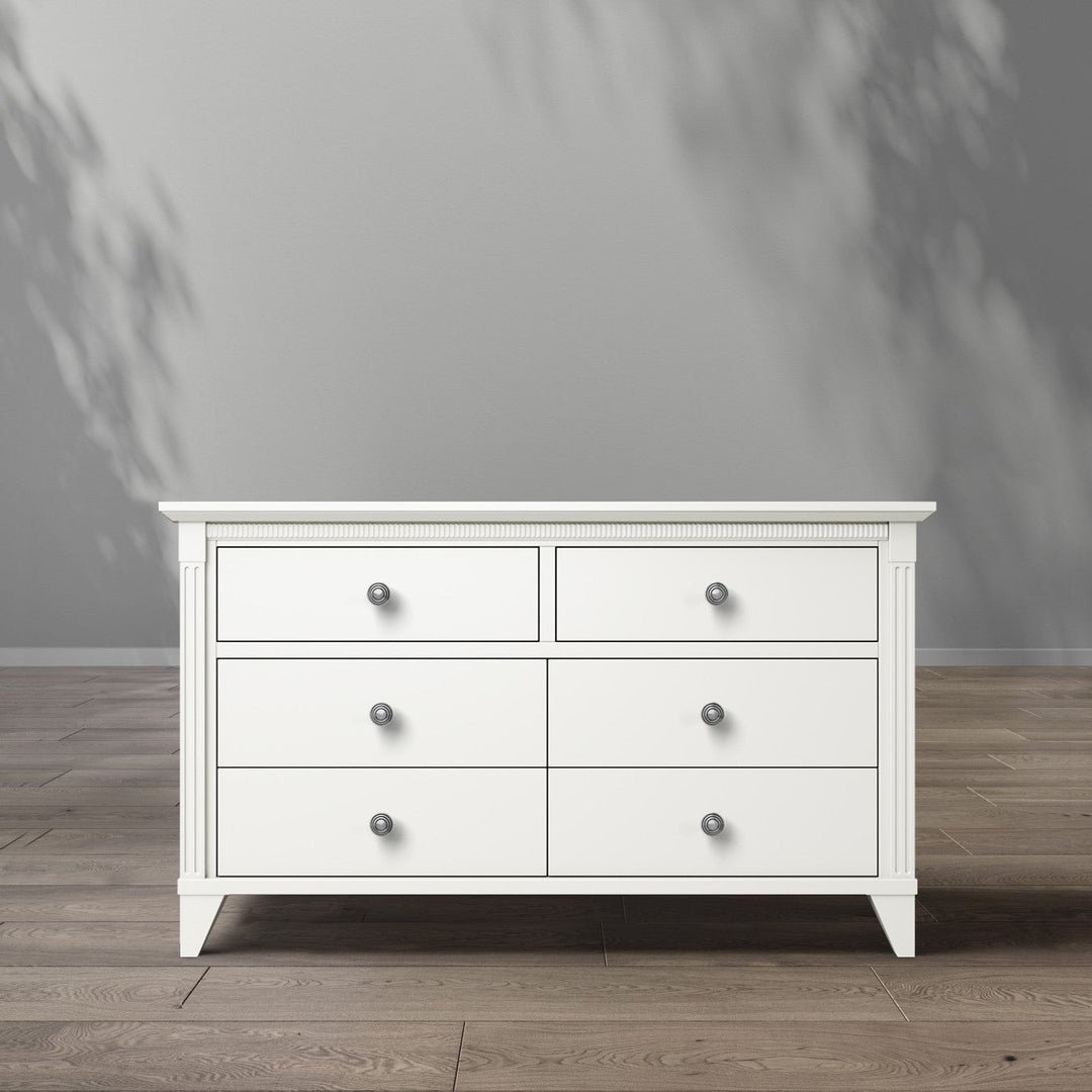 Silva Furniture - Edison Double Dresser - White-Leander image