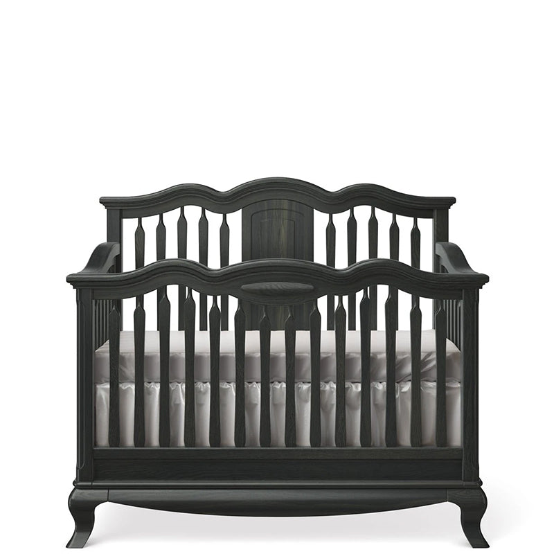 Romina - Cleopatra Convertible Crib / Open Back - Espresso-Romina image