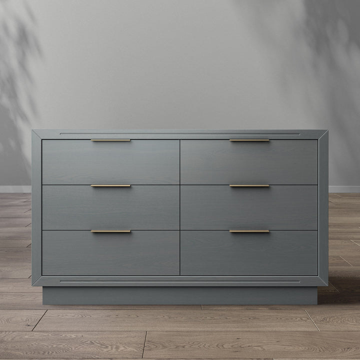 Romina - Quadro Double Dresser - Washed Grey-Romina image