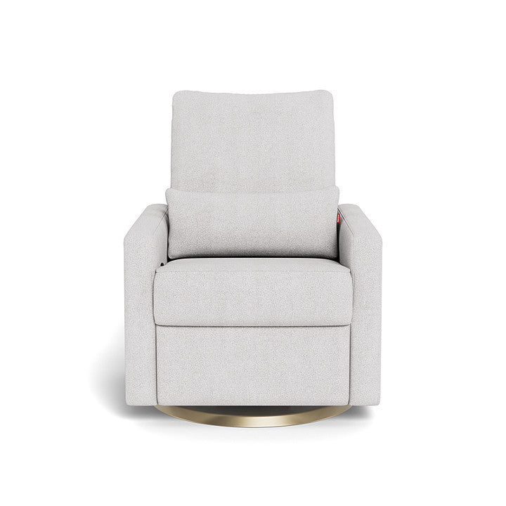 Monte design - Matera Glider Recliner - Performance Boucle-Monte design, Gold Swivel-Monte design, Dove Grey Boucle-Monte design image