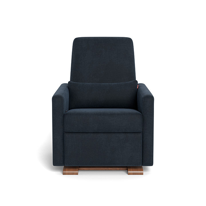 Monte design - Grano Glider Recliner - Performance Heathered-Monte design, Walnut-Monte design, Deep Navy-Monte design image