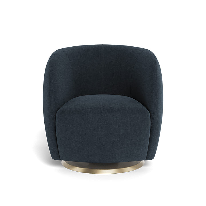 Monte design - Gem Swivel Glider - Performance Heathered-Monte design, Gold Swivel-Monte design, Deep Navy-Monte design image