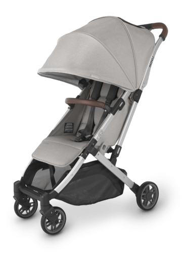 Uppababy - Minu V2 - Silver-Frame, Chestnut Leather-Uppababy, Green Melange-Uppababy image