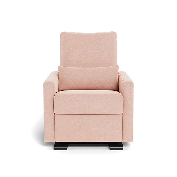 Monte design - Matera Glider Recliner - Performance Heathered-Monte design, Espresso, Petal Pink-Monte design image