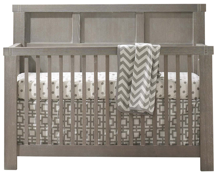 Natart - Rustico 5-in-1 Convertible Crib - Owl (Brushed)-Natart image