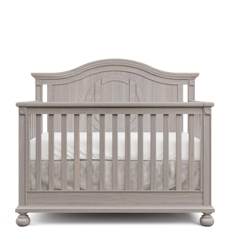 Romina - Dakota Convertible Crib / Solid Back - Ash-Romina image